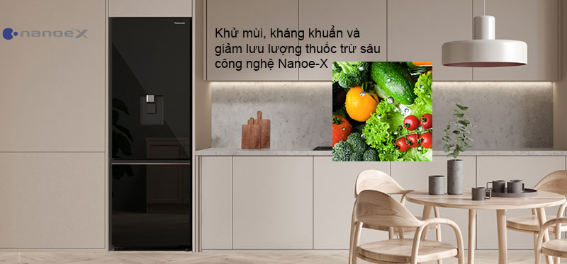 Khử mùi, kháng khuẩn và giảm lưu lượng thuốc trừ sâu với công nghệ Nanoe-X