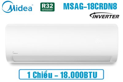 Điều hòa Midea inverter 18000BTU 1 chiều MSAGII-18CRDN8