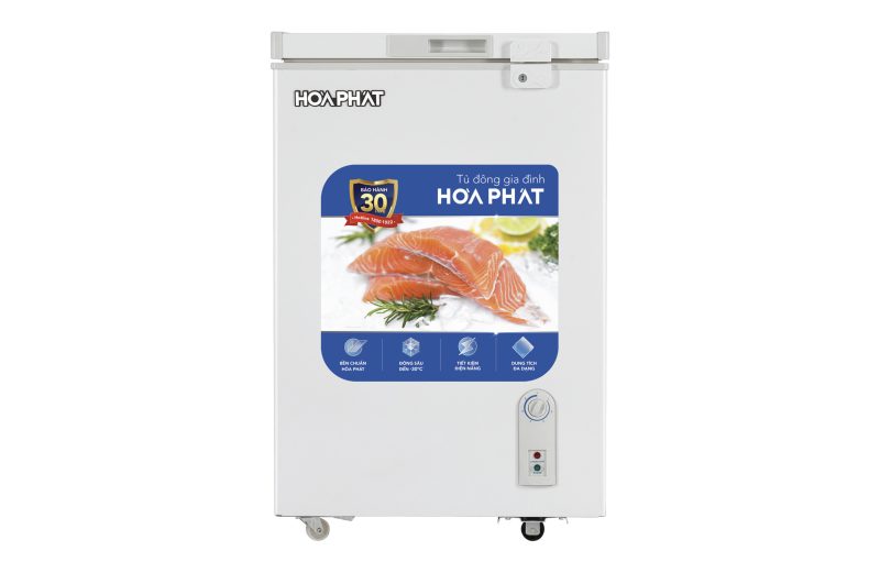 Tủ đông Hòa Phát 1 ngăn 1 chế độ đông HPF AN6107 107 lít