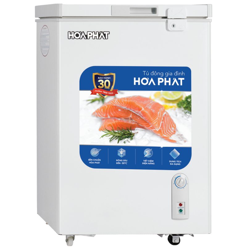 Tủ đông Hòa Phát 1 ngăn 1 chế độ đông HPF AN6107 107 lít