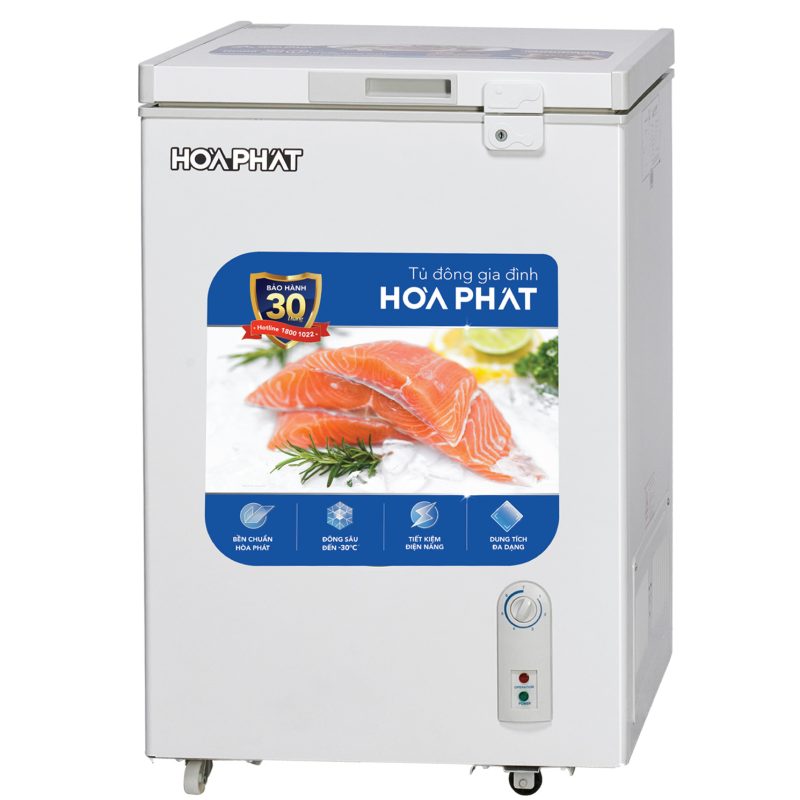 Tủ đông Hòa Phát 1 ngăn 1 chế độ đông HPF AN6107 107 lít