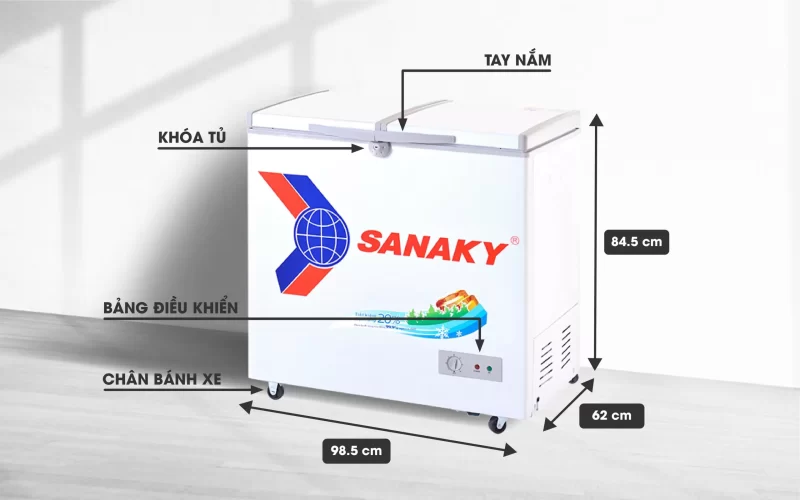 Tủ đông Sanaky VH-2599A1 250 lít