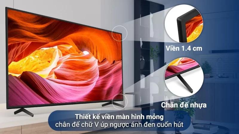 Google Tivi Sony 4K 43 inch KD-43X75K [ 43X75K ] - Chính Hãng