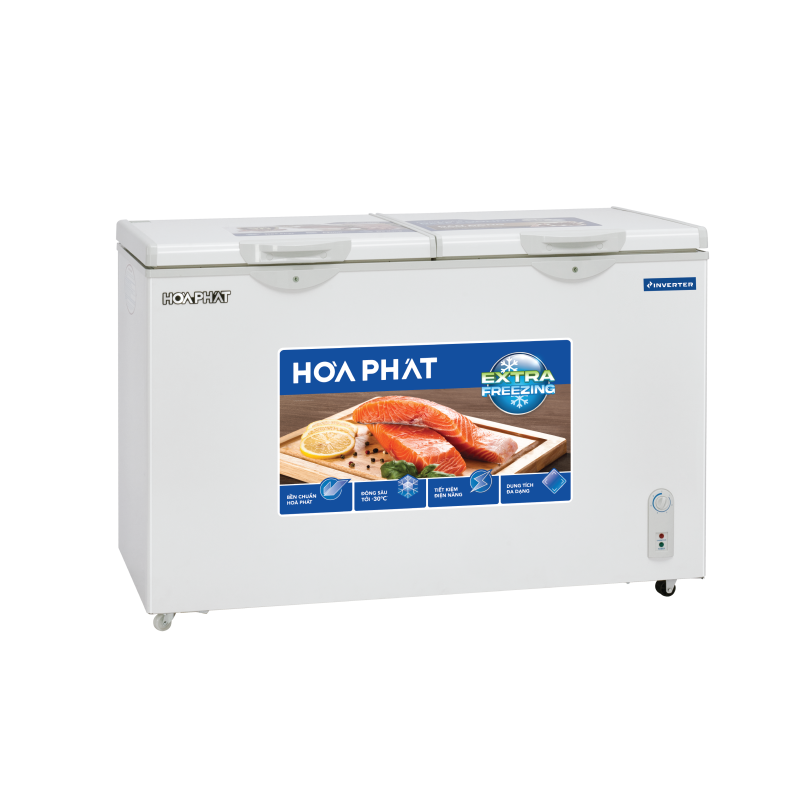 Tủ đông Hòa Phát Inverter 2 ngăn 2 cánh HPF BD8245 245 lít