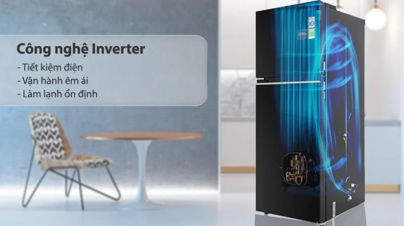 Tủ lạnh LG Inverter 315 lít GN-M312BL (2 cánh)