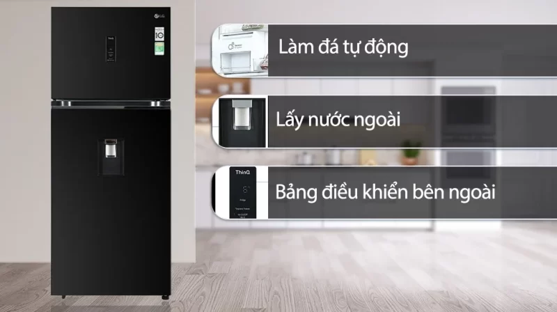 Tủ lạnh LG Inverter 374 lít GN-D372BLA (2 cánh)