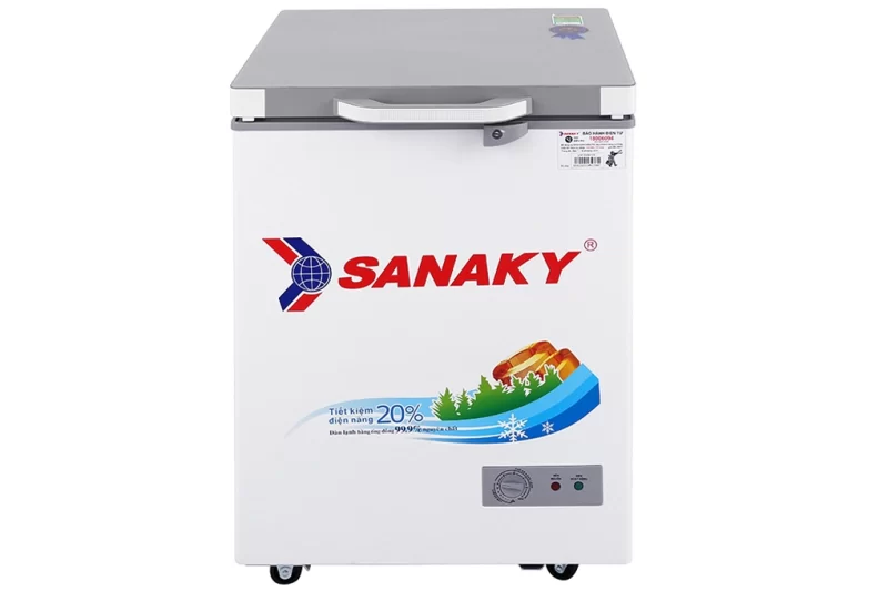 Tủ Đông Gia Đình Sanaky VH 1599HYK, 100 Lít Dàn Đồng