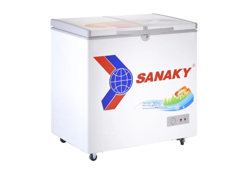 Tủ Đông Dàn Đồng Sanaky VH-2599W1, 250 Lít Dàn Đồng