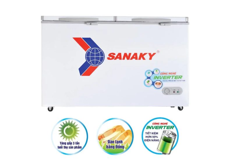 Tủ Đông Inverter Sanaky VH-2899A3, 1 Ngăn Đông 280 Lít