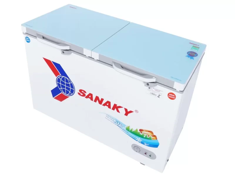 Tủ đông mặt kính cường lực Sanaky VH-3699W2KD 360 lít