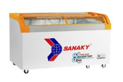 Tủ đông Sanaky VH-899K3A Inverter mặt kính cong 500L